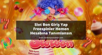 Slot Bon Giriş Yap Freespinler Hemen Hesabına Tanımlansın